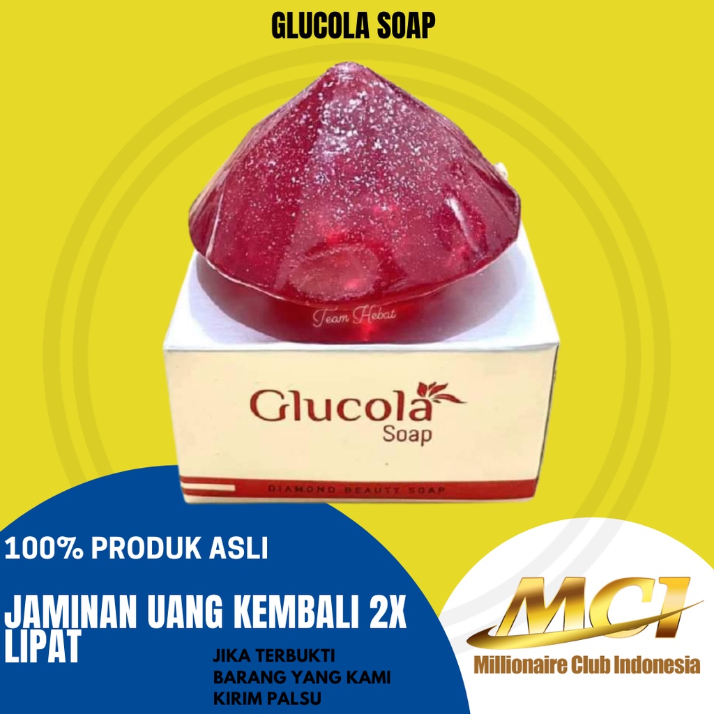 [READY STOK MCI] SABUN GLUCOLA MCI / GLUCOLA SOAP MCI / RED ALGAE / BLUE ALGAE SABUN PEMBERSIH / SAB