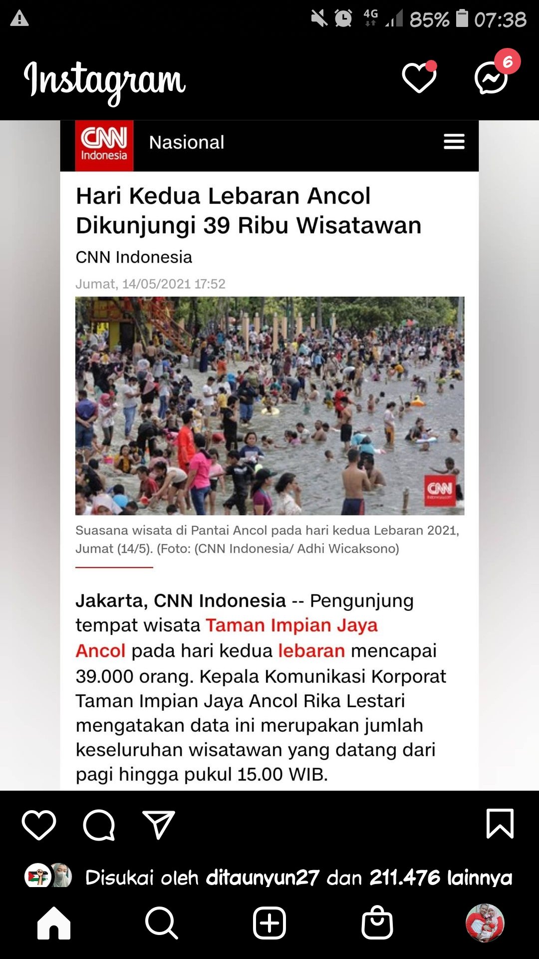 Cod - Dt Collection - Kemeja Batik Pria Lengan Pendekmotif Ilalang Sogan