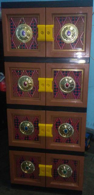 Lemari Plastik / Laci / Lemari Pakaian / Rak Serbaguna Portable  Susun 4 By Gojek