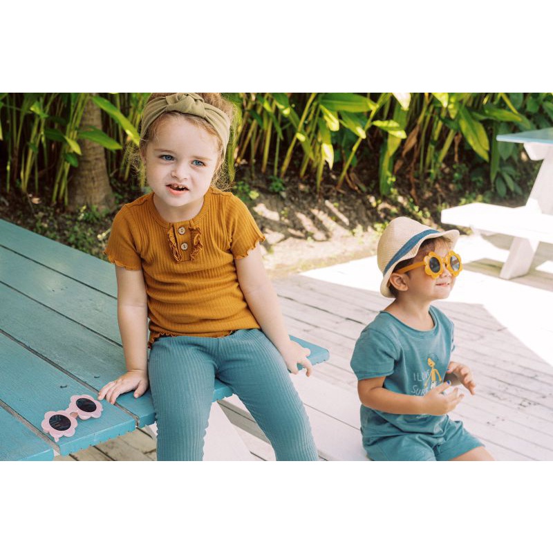 Bohopanna Bohobaby Kimi Short Top / Atasan Anak / Pakaian Anak Bahan Rajut / Baju Balita Lucu