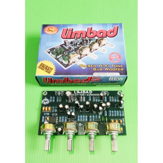 LIMBAD Stereo HI-FI Tone Control + Sub Woofer Scorpion