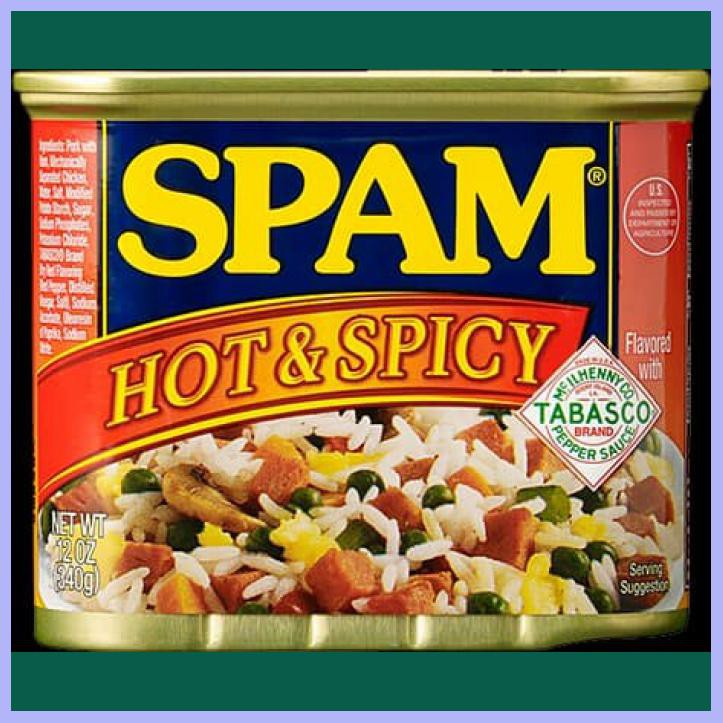 

SPAM HOT AND SPICY TABASCO LUNCHEON CANNED MEAT DAGING PEDAS