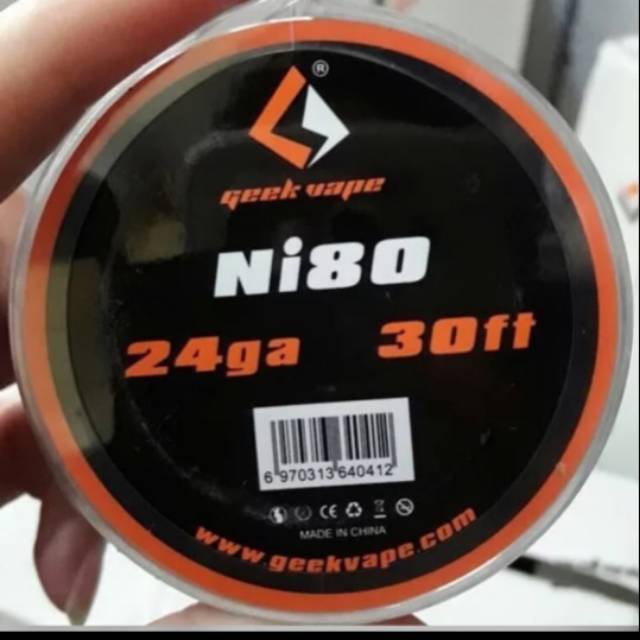 KAWAT VAPE NI80 24AWG 30FT BY GEEKVAPE