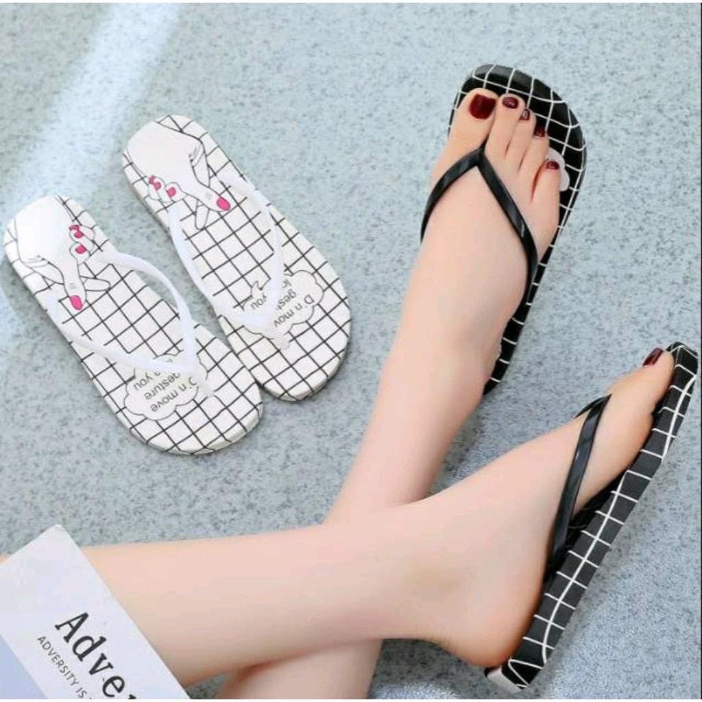 Sandal Jepit Wanita Dewasa Kekinian Terbaru - Sandal Jepit Termurah