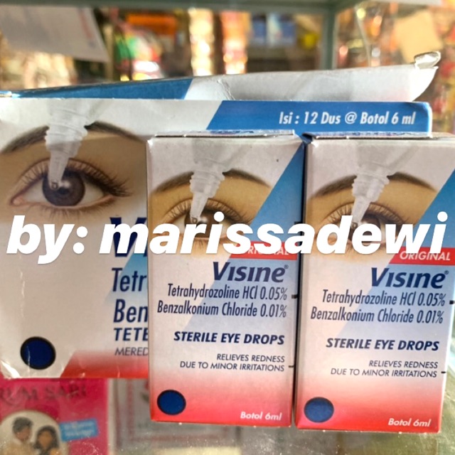 Visine Original 6ml / Obat Tetes Mata / Eye Drops