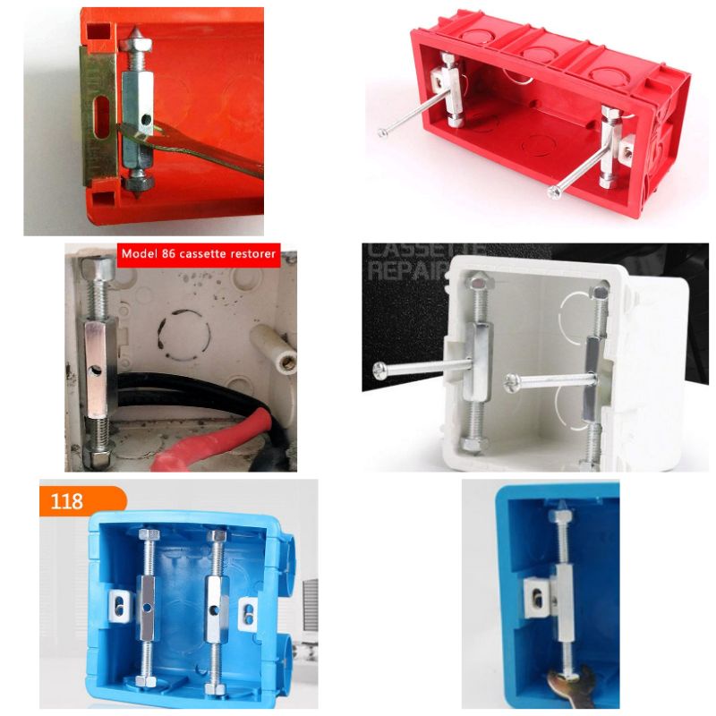 baut sekrup tahanan outbow box type 86 wallplate hold bolt