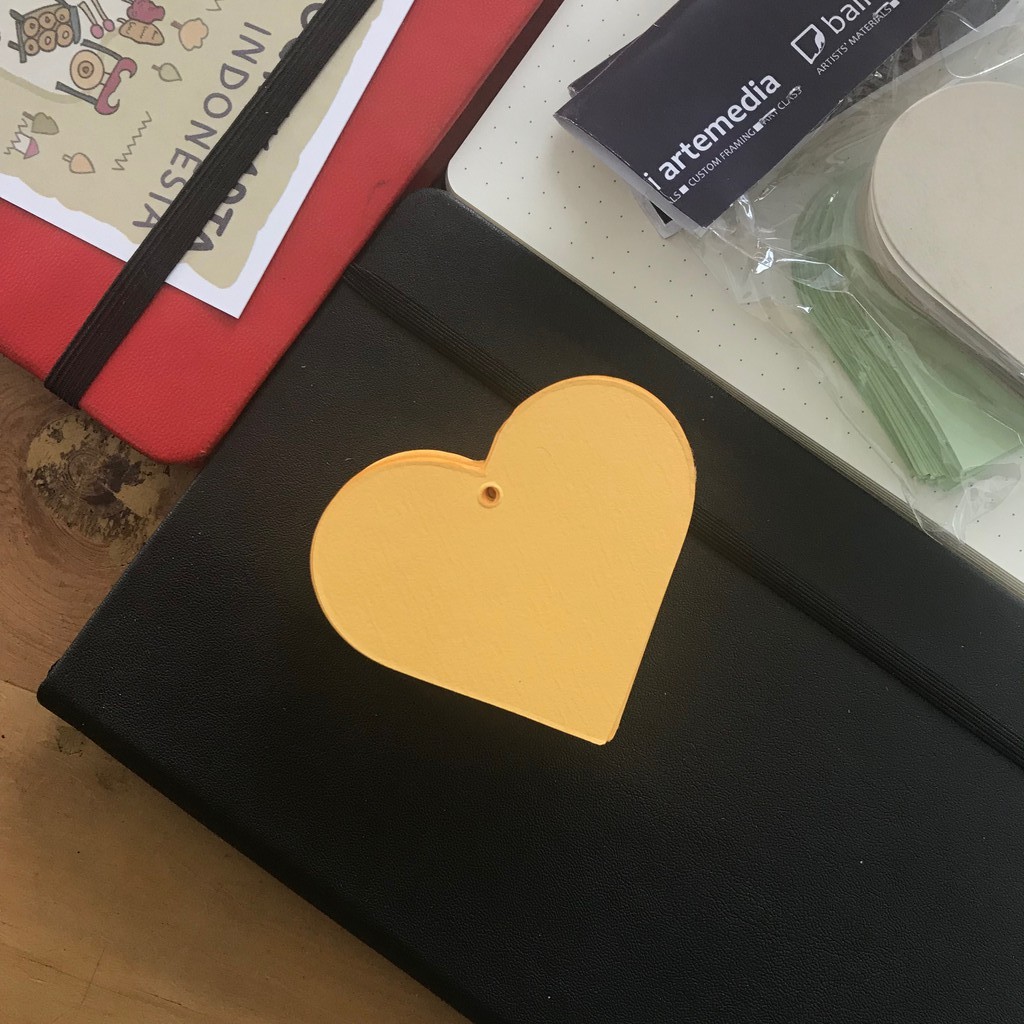 

BALIARTEMEDIA Blank Cards / Gift Tags - Heart
