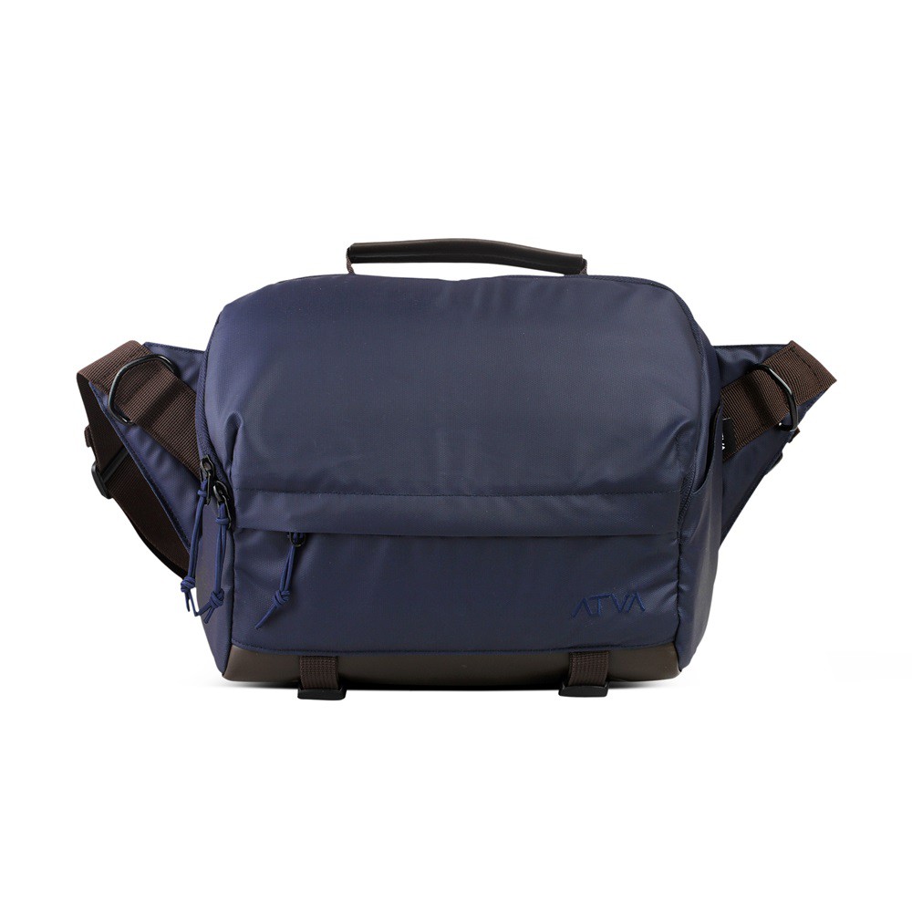 Tas Kamera Sling Bag, Camera Lensa DSLR dan Mirrorless, Waterproof (anti air), Zoom Series Navy
