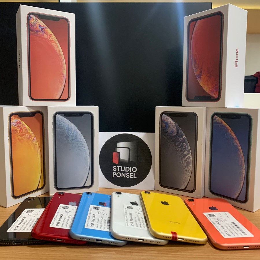 iPhone XR 256GB 128GB 64GB Second 2nd Mulus Like New Fullset OEM