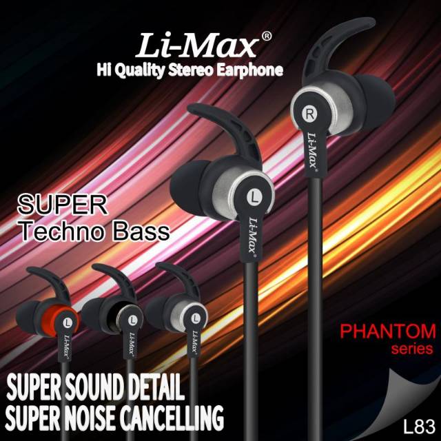 Earphone Hi-Fi Li-max  L83