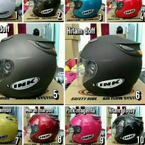 Flash Shops HELM INK KW T1/Dobel Visor & Centro 99% Mirip Ori ☆ Packing Kardus ☆ **