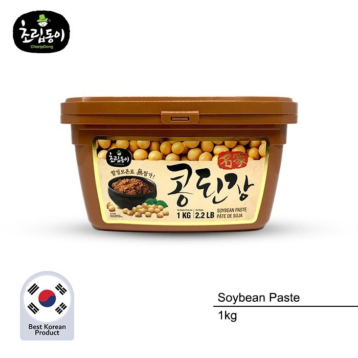 

Choripdong Soybean Paste 1kg/Bumbu Dapur Masak/Pasta Kacang Kedelai Korea Original/Asli 100%/Doenjang
