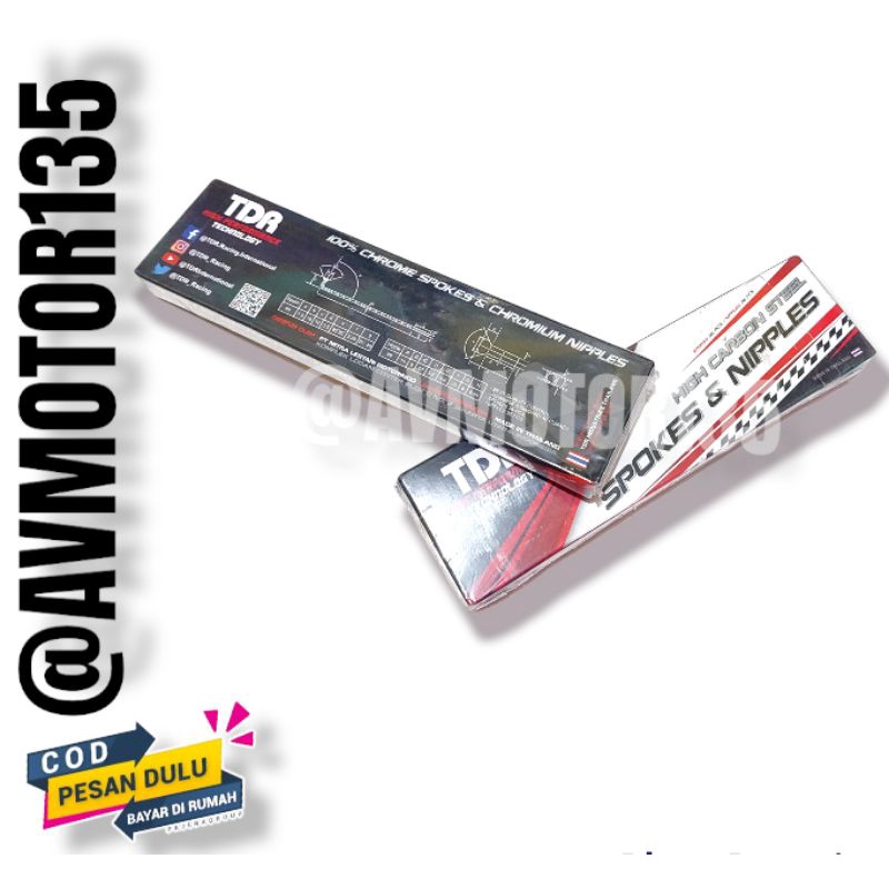 jari jari tdr rx king depan ring 18 chrome