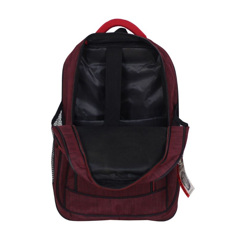 Tas Ransel Laptop Polo Alfito Maroon K2165