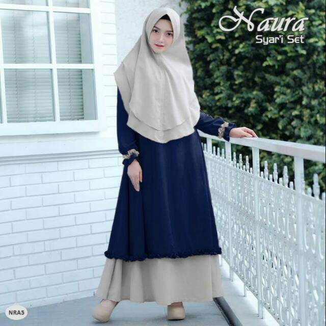 RAMDHAIMA SET Gamis Syar'i by Lubna Gamis Syari