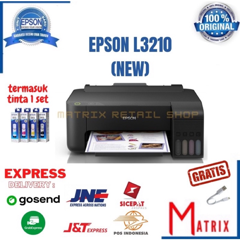 Baru  READY Printer Epson L3210 (pengganti L3110)