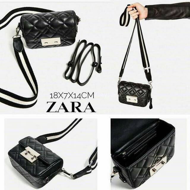 Tas Zara double look quilted mini