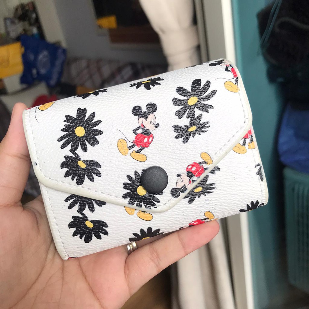 NEW MODEL DOMPET KARTU  CARD HOLDER MICKEY 6 WARNA 10,5x2x8cm