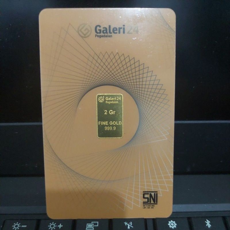 Logam Mulia Emas Batangan 2 gram Pegadaian Galeri 24