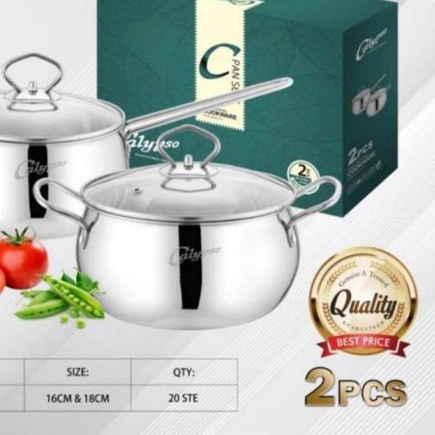 ➵ Panci Labu Calypso Stainless Tebal ➯