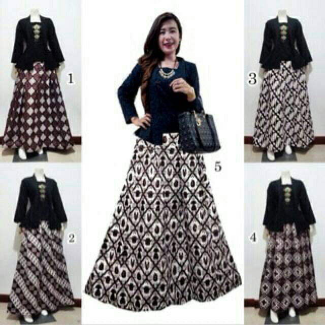 RNB KEBAYA  BATIK  KINANTHI CLASSIC HITAM  PUTIH  Shopee 