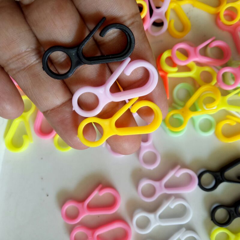 kokot lopster plastik 3cm per 6pasang