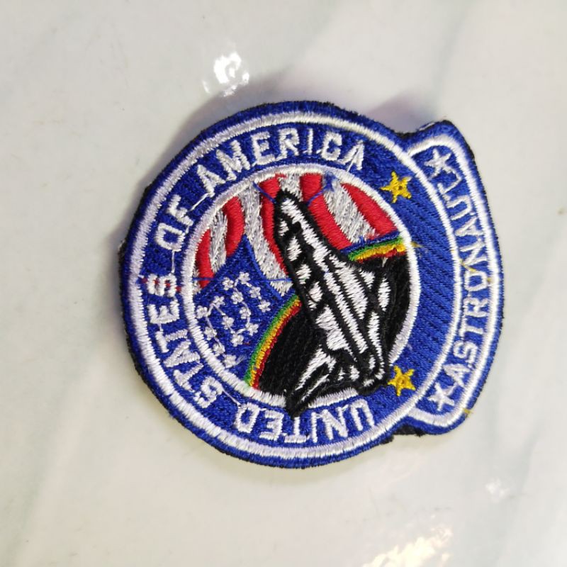 emblem patch bordir astronout