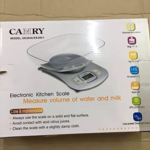 Timbangan dapur digital / timbangan kue / timbangan kue / kitchen scale camry