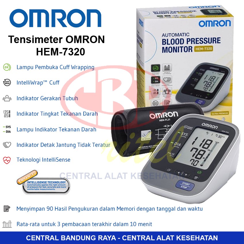 OMRON Digital Tensimeter HEM-7320 - Alat Ukur Tekanan Darah