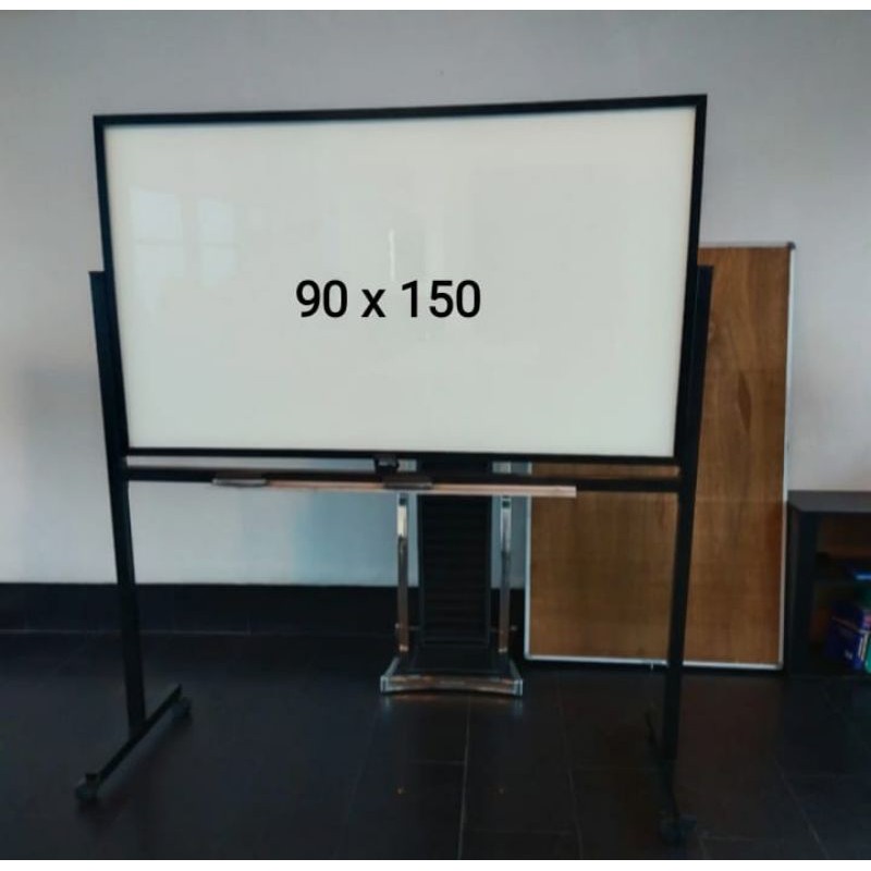 Glassboard papan tulis kaca 90x150cm