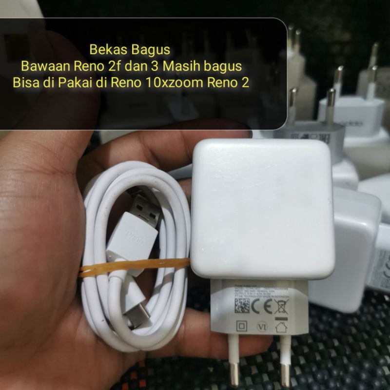 Charger Oppo Reno 2f Reno 3 ORI Copotan Bekas Bagus Bawaan Hp ORIGINAL 1000%