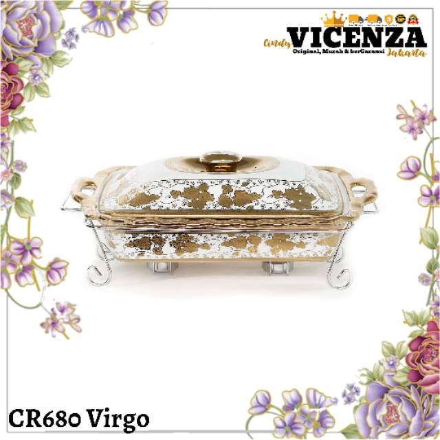 [ORIGINAL] VICENZA Rectangular Food Warmer Chrome CR680