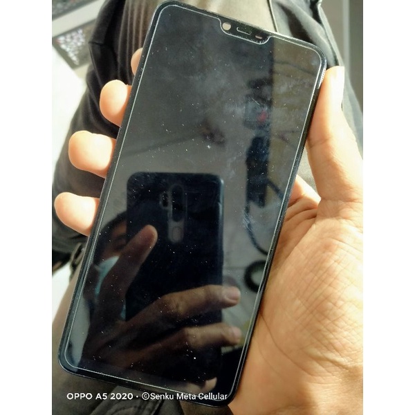 LCD oppo a3s + frame copotan