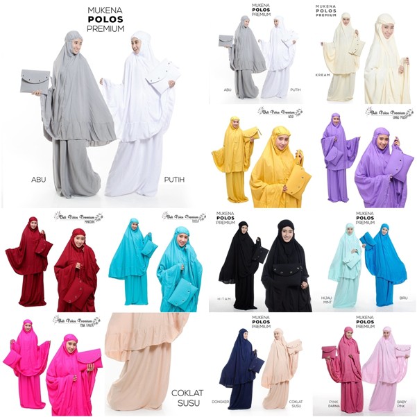 PROMO MUKENA PREMIUM RAYON BALI POLOS - MUKENA POLOS RAYON TAS PESTA MUKENA BALI POLOS PREMIUM