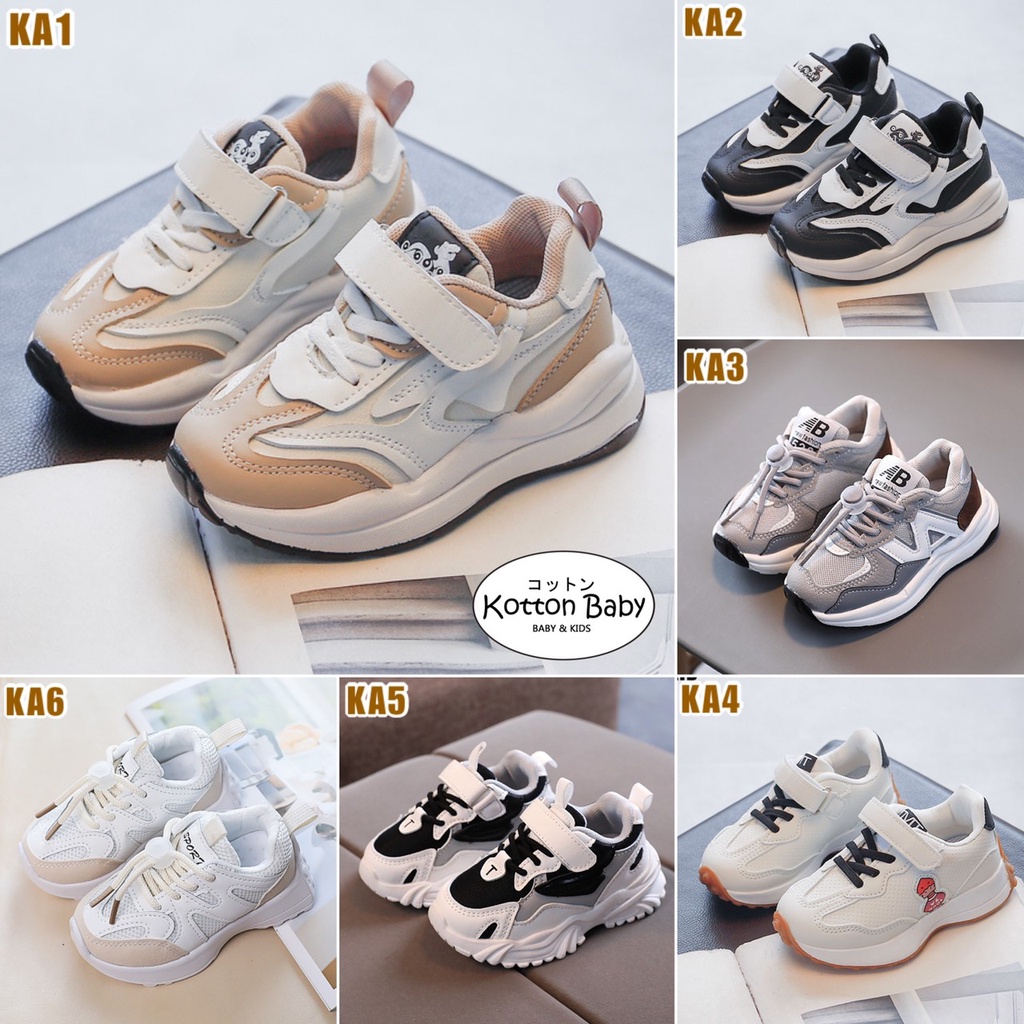 1-6thn | SEPATU ANAK SNEAKER ANAK SHOES LAKI-LAKI CASUAL FORMAL GAUL YMkid CATALOG KA