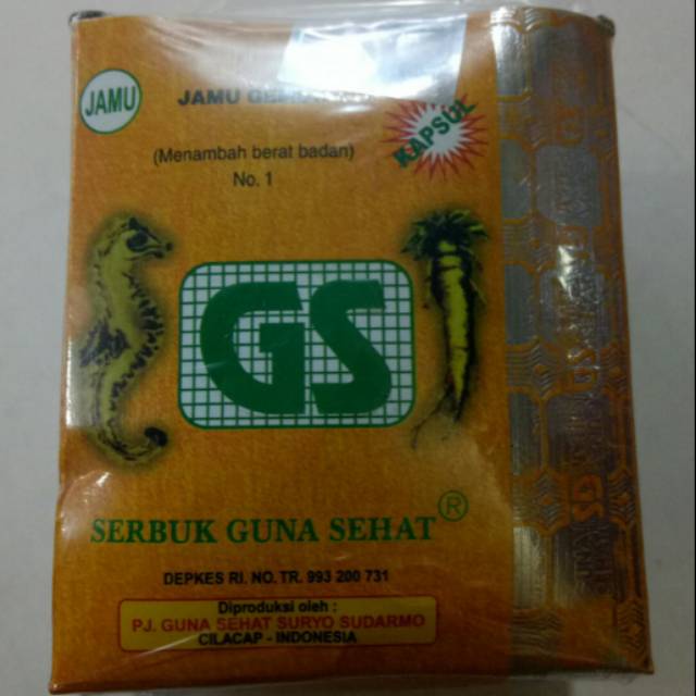 Jamu Tradisional Kapsul Gemuk Sehat Gs 1 & Penambah Berat Badan