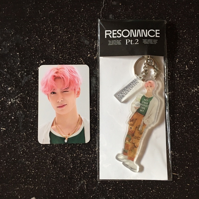 acrylic keyring set jaehyun nct dream resonance departure official goods