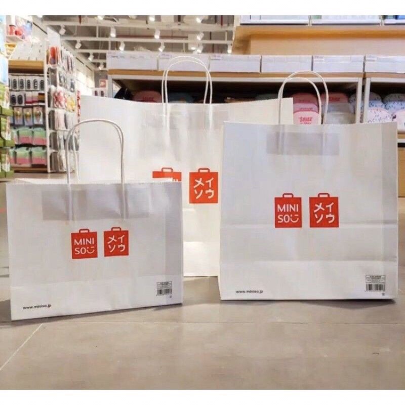 

MINISO PAPERBAG MINISO UKURAN S M L