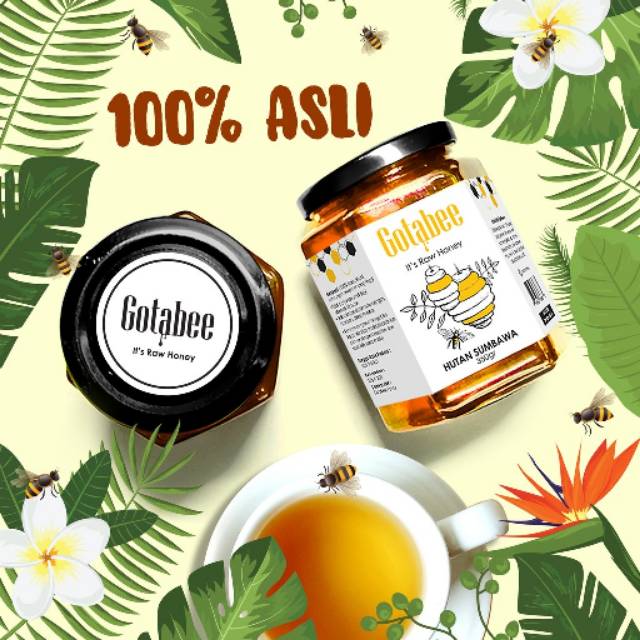 

Madu Sumbawa Bee Pollen Asli Gotabee 350gr