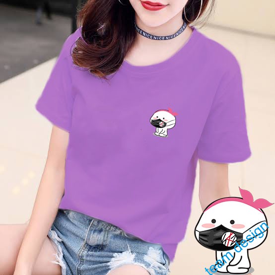 YOURSTYLE1119 - KAOS PENTOL KARAKTER BAJU KAOS WANITA DISTRO UNISEX OVERSIZE PRIA JUMBO CASUAL