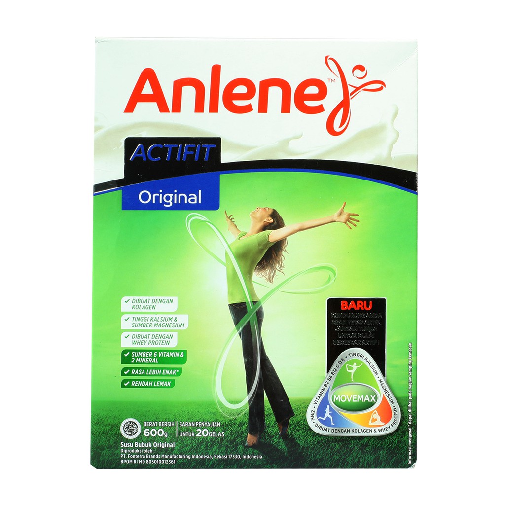 

Susu Anlene Actifit Plain 600gr