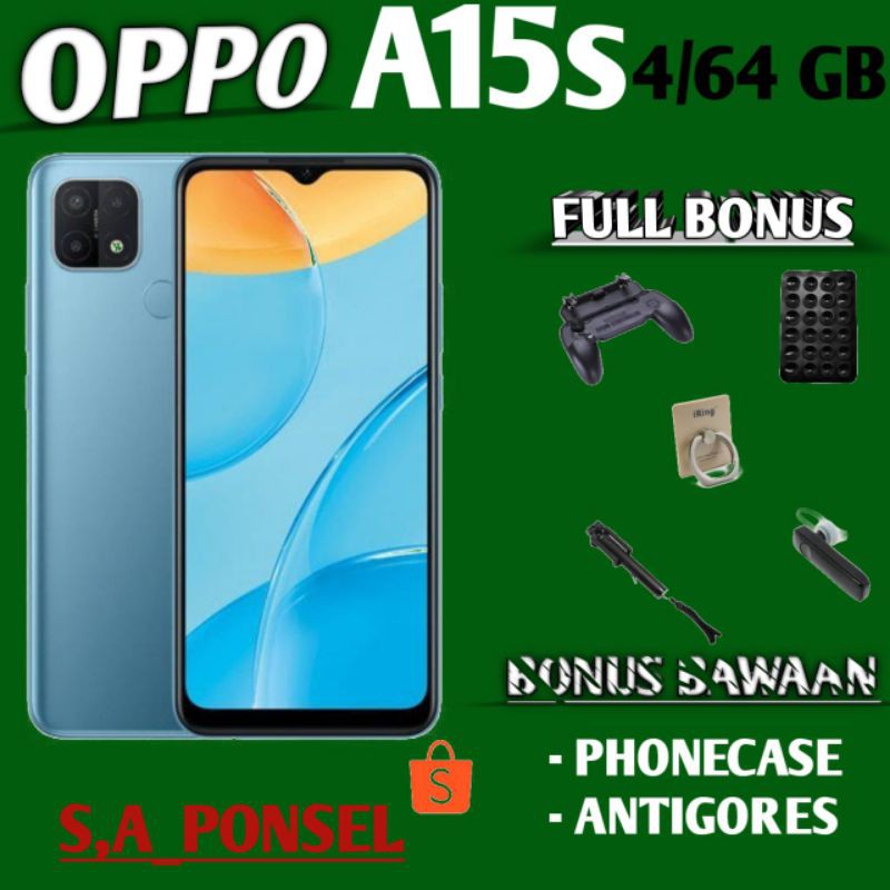 OPPO A15s RAM 4/64 GB GARANSI RESMI OPPO