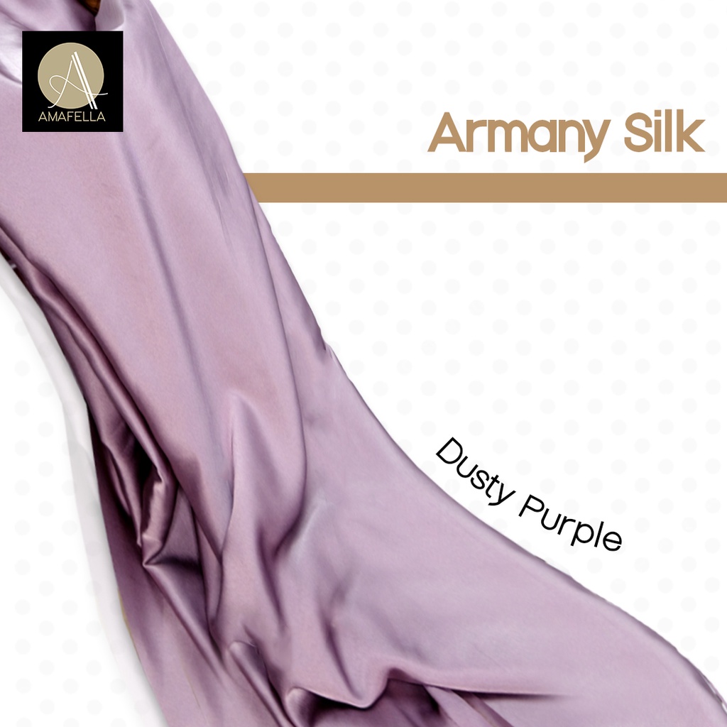 1/2 meter Kain Satin Armani Silk / Armany Silk