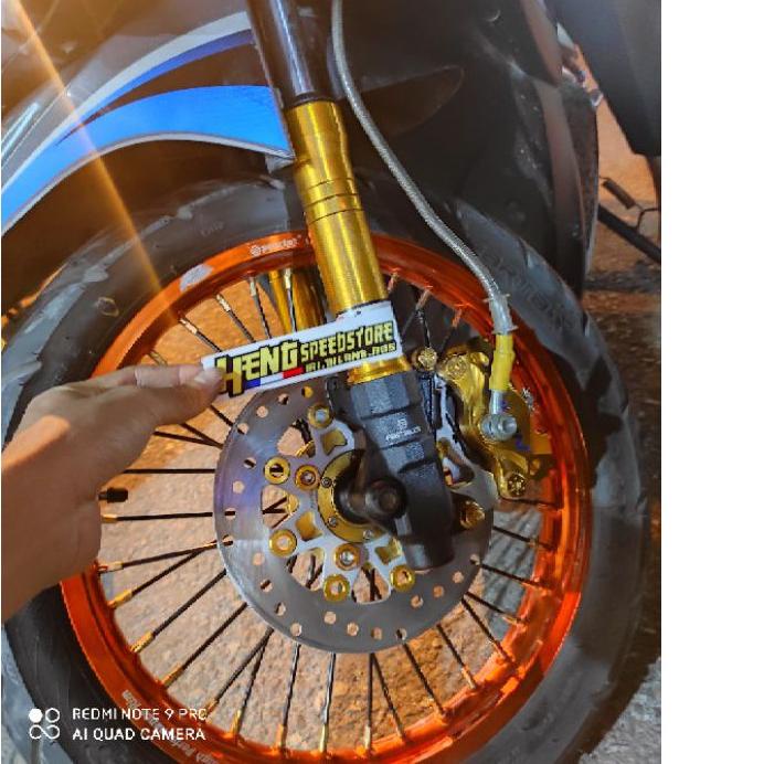 Kaliper 2Piston, Kaliper 2p,Kepala babi nissin Thailand Palababi Universal Motor Beat Scoopy Mio Fin