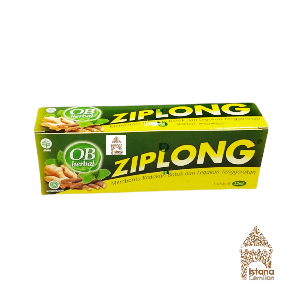 Ziplong OB Herbal Redakan Batuk dan Legakan Tenggorokan (isi 5 sticks)