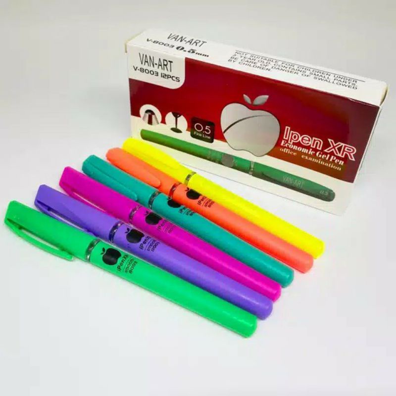 

( 1 Lusin isi 12 pcs ) IPENX Pulpen Gel Warna Warni