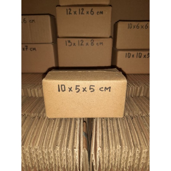 

Kardus 10x5x5 cm baru polos luar dalam