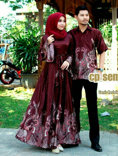 MAURA COUPLE CP SEMI SUTRA BAJU COUPLE PASANGAN COUPLE GAMIS MURAH COUPLE GAMIS COUPLE BATIK HALUS