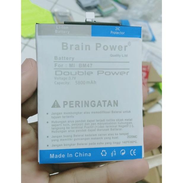 Batre Batrei Batrey Xiaomi Redmi 3 3s BM47 dobel power