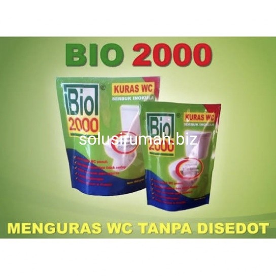 anti sumbat bio 2000 HIJAU penguras wc 500 gram inokula bio2000 serbuk 500g